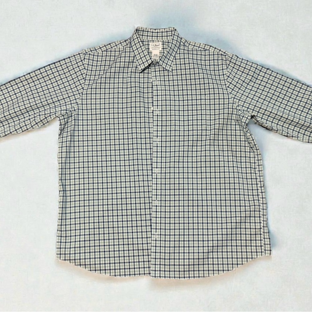 L.L.Bean Men's Wrinkle-Free Kennebunk Sport Shirt